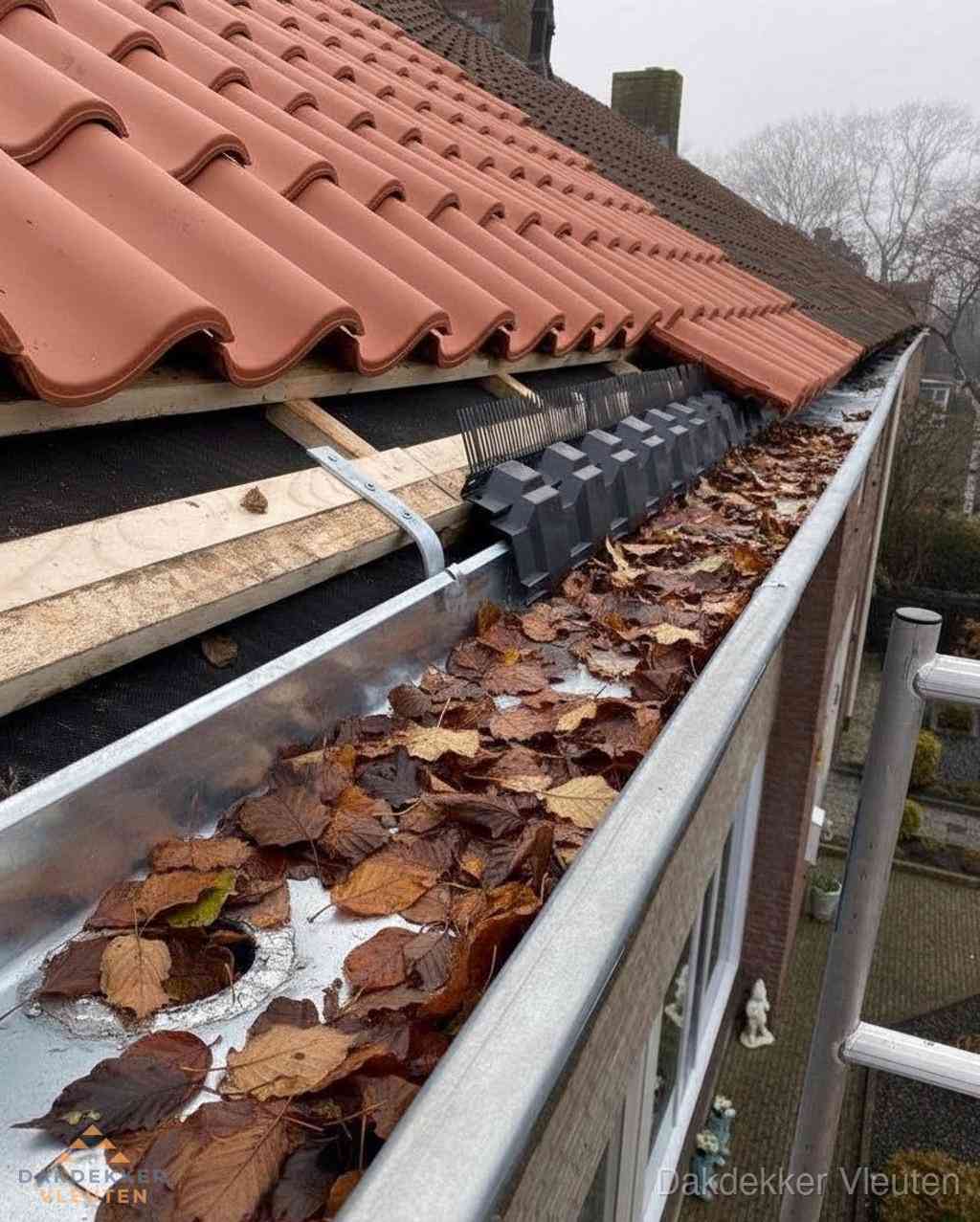 Plat dak bedrijfspand met bitumen dakbedekking en lichtkoepels in Vleuten Plat dak bedrijfspand met bitumen dakbedekking en lichtkoepels in Vleuten